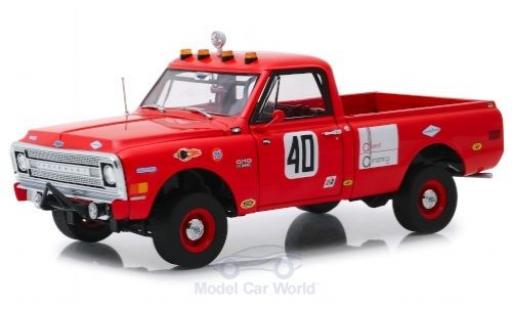 Chevrolet C-10 1/18 Highway 61 Baja 1000 Truck red 1969 diecast model cars