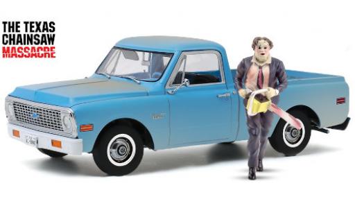 Diecast model cars Chevrolet C-10 1/18 Highway 61 blue The Texas Chainsaw Massacre 1971 mit Leatherface Figur Chevrolet C-10 1/18 Highway 61 blue The Texas Chainsaw Massacre 1971 mit Leatherface Figur diecast model cars