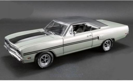 Diecast model cars Plymouth GTX 1/18 Highway 61 grey/matt-black 1970 Plymouth GTX 1/18 Highway 61 grey/matt-black 1970 diecast model cars