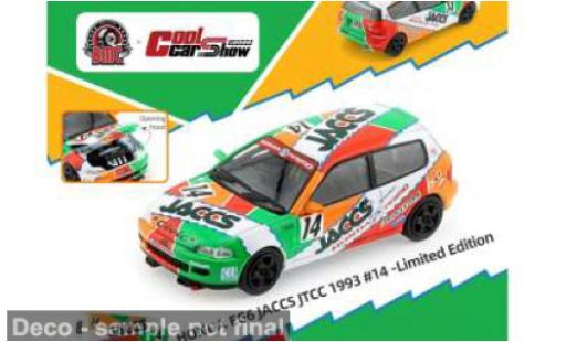 Honda Civic 1/64 BM Creations (EG6) JTCC Mooncraft JACCS #14 N.Hattori/K.Kaneishi 1:64 diecast model cars
