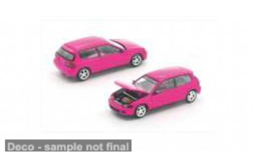 Honda Civic 1/64 Pop Race (EG6) pink 1:64 diecast model cars