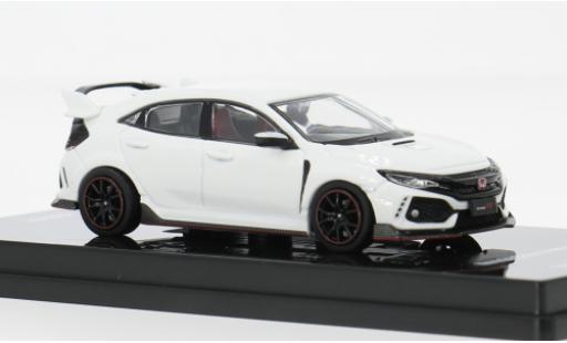 Honda Civic 1/64 INNO64 Type R (FK8) weiss 2017 1:64 diecast model cars