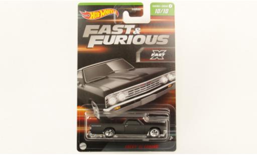 Diecast model cars Chevrolet El Camino 1/64 Hot Wheels mattanthrazit rapide & Furious 1972 Chevrolet El Camino 1/64 Hot Wheels mattanthrazit rapide & Furious 1972 diecast model cars