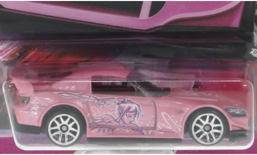 Diecast model cars Honda S2000 1/64 Hot Wheels metallise pink rapide & Furious Honda S2000 1/64 Hot Wheels metallise pink rapide & Furious diecast model cars