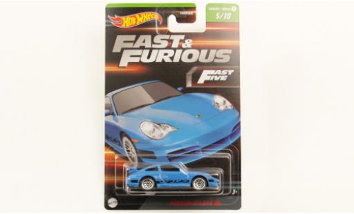 Diecast model cars Porsche 996 GT3 RS 1/64 Hot Wheels 911  blue rapide & Furious Porsche 996 GT3 RS 1/64 Hot Wheels 911  blue rapide & Furious diecast model cars