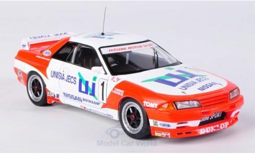Diecast model cars Nissan Skyline 1/43 HPI GT-R (R32) No.1 Unisia Jecs JTC Suzuka 1993 M.Hasemi/H.Fukuyama Nissan Skyline 1/43 HPI GT-R (R32) No.1 Unisia Jecs JTC Suzuka 1993 M.Hasemi/H.Fukuyama diecast model cars