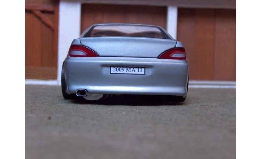 Peugeot 406 Coupe 1/18 Gate grey metallized diecast model cars