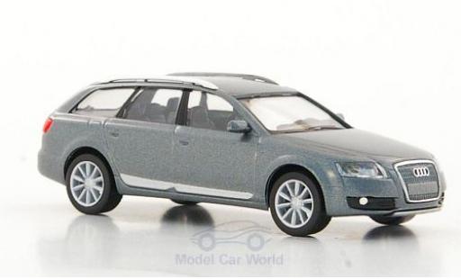 Audi A6 1/87 Herpa Allroad quattro metallic grey 2006 diecast model cars