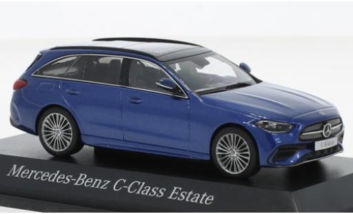 Diecast model cars Mercedes Classe C 1/43 Herpa T-Modell (S206) metallise blue Mercedes Classe C 1/43 Herpa T-Modell (S206) metallise blue diecast model cars