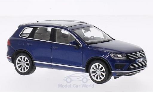 Diecast model cars Volkswagen Touareg 1/43 Herpa metallic blue 2015 Volkswagen Touareg 1/43 Herpa metallic blue 2015 diecast model cars