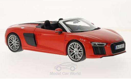Audi R8 1/18 iScale Spyder V10 red 2016 ohne Vitrine diecast model cars