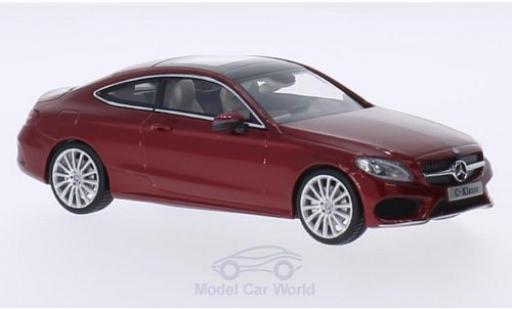 Mercedes Classe C 1/43 iScale Coupe metallic red diecast model cars