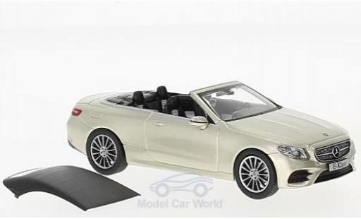 Mercedes Classe E 1/43 iScale Cabriolet (A238) metallic beige 2017 diecast model cars