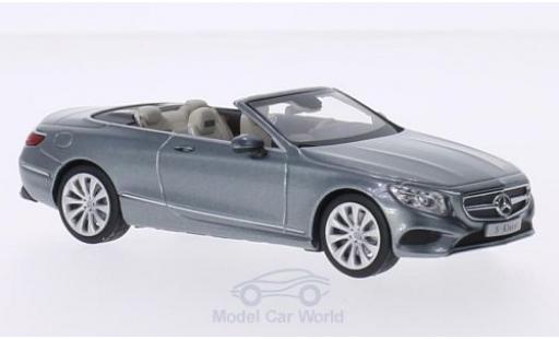Diecast model cars Mercedes Classe S 1/43 iScale Cabrio metallic grey Mercedes Classe S 1/43 iScale Cabrio metallic grey diecast model cars