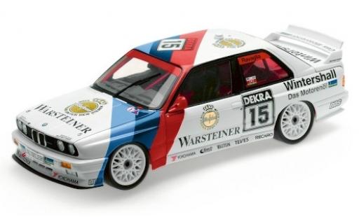 Bmw M3 1/18 Minichamps (E30) No.15 M Team Schnitzer Warsteiner Hockenheim 1992 R.Ravaglia diecast model cars