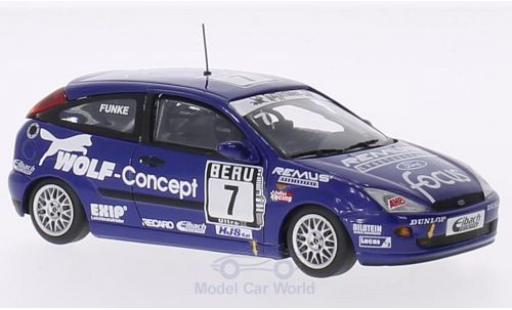 Ford Focus 1/43 Minichamps DTC No.7 Wolf-Concept DTC M.Funke diecast model cars