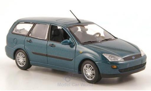Ford Focus 1/43 Minichamps MkI Turnier metallic green 1999 diecast model cars