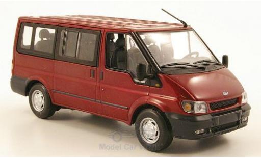 Diecast model cars Ford Transit 1/43 Minichamps Bus Tourneo metallic red 2000 ohne Vitrine Ford Transit 1/43 Minichamps Bus Tourneo metallic red 2000 ohne Vitrine diecast model cars
