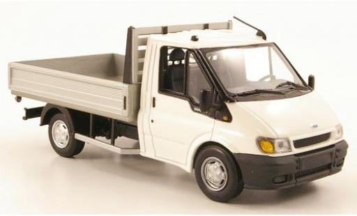 Diecast model cars Ford Transit 1/43 Minichamps Pritsche white 2000 sans Vitrine Ford Transit 1/43 Minichamps Pritsche white 2000 sans Vitrine diecast model cars
