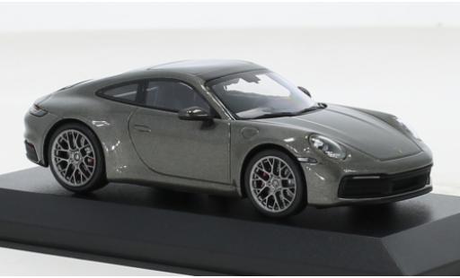 Diecast model cars Porsche 992 4S 1/43 Minichamps 911  Carrera metallise grey 2019 Porsche 992 4S 1/43 Minichamps 911  Carrera metallise grey 2019 diecast model cars