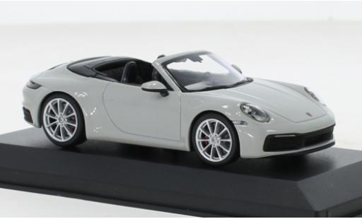 Diecast model cars Porsche 992 S 1/43 Minichamps 911  Carrera Cabriolet grey 2019 Porsche 992 S 1/43 Minichamps 911  Carrera Cabriolet grey 2019 diecast model cars