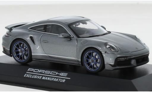 Diecast model cars Porsche 992 Turbo s 1/43 Minichamps 911  Turbo S Exclusive Embraer grey Porsche 992 Turbo s 1/43 Minichamps 911  Turbo S Exclusive Embraer grey diecast model cars