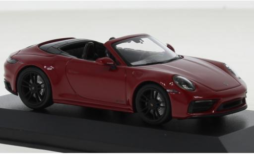 Porsche 992 GTS 1/43 Minichamps 991  Carrera Cabriolet red 2022 diecast model cars