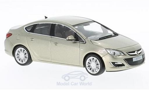 Diecast model cars Opel Astra 1/43 Minichamps J Limousine metallic beige 2012 Opel Astra 1/43 Minichamps J Limousine metallic beige 2012 diecast model cars