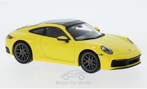 Diecast model cars Porsche 992 4S 1/43 Minichamps 911 () Carrera 4S yellow 2019 Porsche 992 4S 1/43 Minichamps 911 () Carrera 4S yellow 2019 diecast model cars