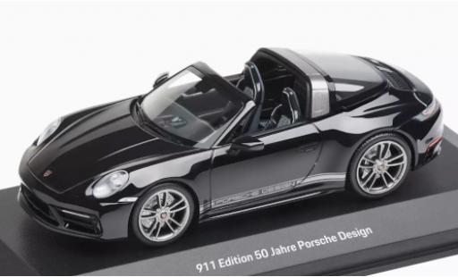 Diecast model cars Porsche 992 Targa 1/43 Minichamps 911 () Targa black 50 Jahre Design Porsche 992 Targa 1/43 Minichamps 911 () Targa black 50 Jahre Design diecast model cars