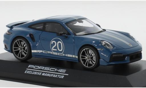 Diecast model cars Porsche 992 Turbo s 1/43 Minichamps 911 () Turbo S blue China 20th Anniversary Porsche 992 Turbo s 1/43 Minichamps 911 () Turbo S blue China 20th Anniversary diecast model cars