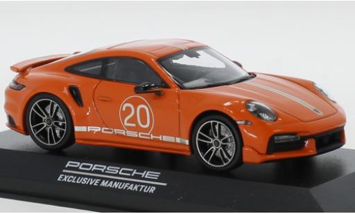 Diecast model cars Porsche 992 Turbo s 1/43 Minichamps 911 () Turbo S orange China 20th Anniversary Porsche 992 Turbo s 1/43 Minichamps 911 () Turbo S orange China 20th Anniversary diecast model cars