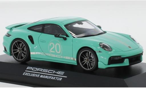Diecast model cars Porsche 992 Turbo s 1/43 Minichamps 911 () Turbo S green China 20th Anniversary Porsche 992 Turbo s 1/43 Minichamps 911 () Turbo S green China 20th Anniversary diecast model cars