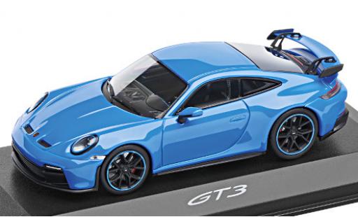 Porsche 992 GT3 1/43 Minichamps 911 GT3 () blue 2021 diecast model cars