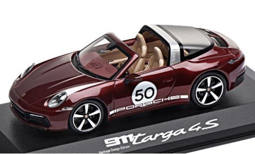 Diecast model cars Porsche 911 1/43 Minichamps Targa 4S metallic red/Dekor No.50 Heritage Design Edition Porsche 911 1/43 Minichamps Targa 4S metallic red/Dekor No.50 Heritage Design Edition diecast model cars