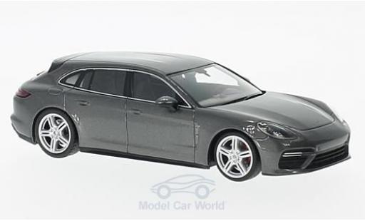 Porsche Panamera Turbo 1/43 Minichamps Sport Tourismo Turbo metallic grey diecast model cars