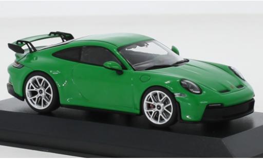 Porsche 992 GT3 1/43 Minichamps 911 () GT3 green 2021 diecast model cars