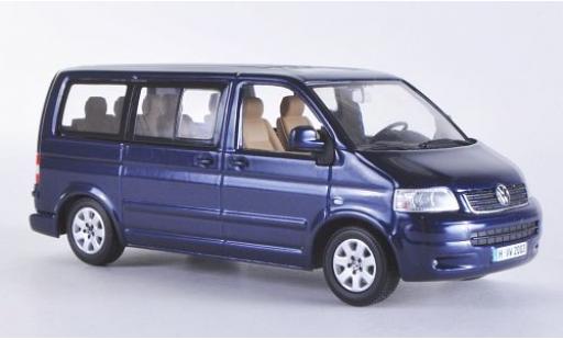 Volkswagen T5 1/43 Minichamps Multivan metallic blue 2003 diecast model cars