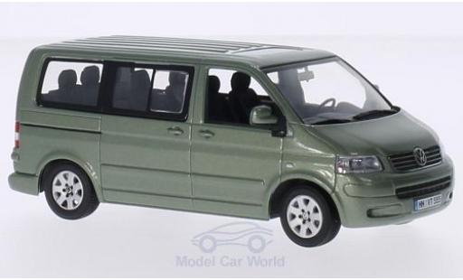 Diecast model cars Volkswagen T5 1/43 Minichamps Multivan metallic green 2003 Volkswagen T5 1/43 Minichamps Multivan metallic green 2003 diecast model cars