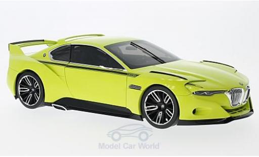 Bmw 3.0 1/18 Norev CSL Hommage yellow Hommage Collection ohne Vitrine diecast model cars