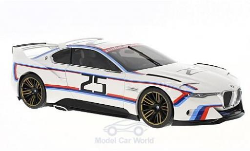 Bmw 3.0 S 1/18 Norev CSL Hommage R white 2015 No.25 Pebble Beach diecast model cars