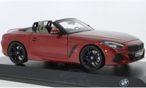 Bmw Z4 1/18 Norev (G29) red 2019 diecast model cars