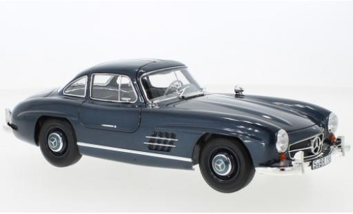 Diecast model cars Mercedes 300 1/18 Norev SL (W198) metallise blue 1954 Mercedes 300 1/18 Norev SL (W198) metallise blue 1954 diecast model cars