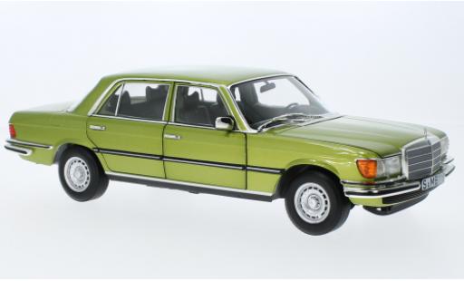 Mercedes 450 1/18 I Norev SEL (W116) metallise la chaux 1976 diecast model cars