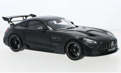 Mercedes AMG GT 1/18 Norev Black Series matt-grey diecast model cars