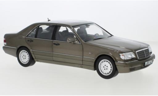 Diecast model cars Mercedes Classe S 1/18 Norev S 600 (W140) metallise brun 1994 Mercedes Classe S 1/18 Norev S 600 (W140) metallise brun 1994 diecast model cars