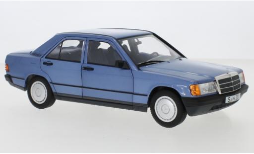 Diecast model cars Mercedes 190 1/18 Norev E (W201) metallic blue 1982 Mercedes 190 1/18 Norev E (W201) metallic blue 1982 diecast model cars