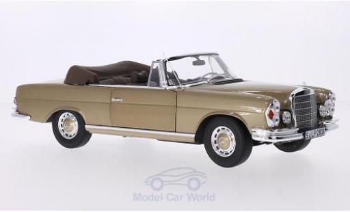 Diecast model cars Mercedes 280 1/18 Norev SE (W111) Cabriolet metallic beige Softtop liegt bei Mercedes 280 1/18 Norev SE (W111) Cabriolet metallic beige Softtop liegt bei diecast model cars