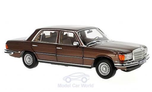 Mercedes 450 SEL 1/18 Norev SEL 6.9 (W116) metallic brown 1976 diecast model cars