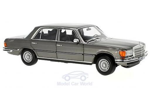 Mercedes 450 SEL 1/18 Norev SEL 6.9 (W116) metallic grey 1976 diecast model cars